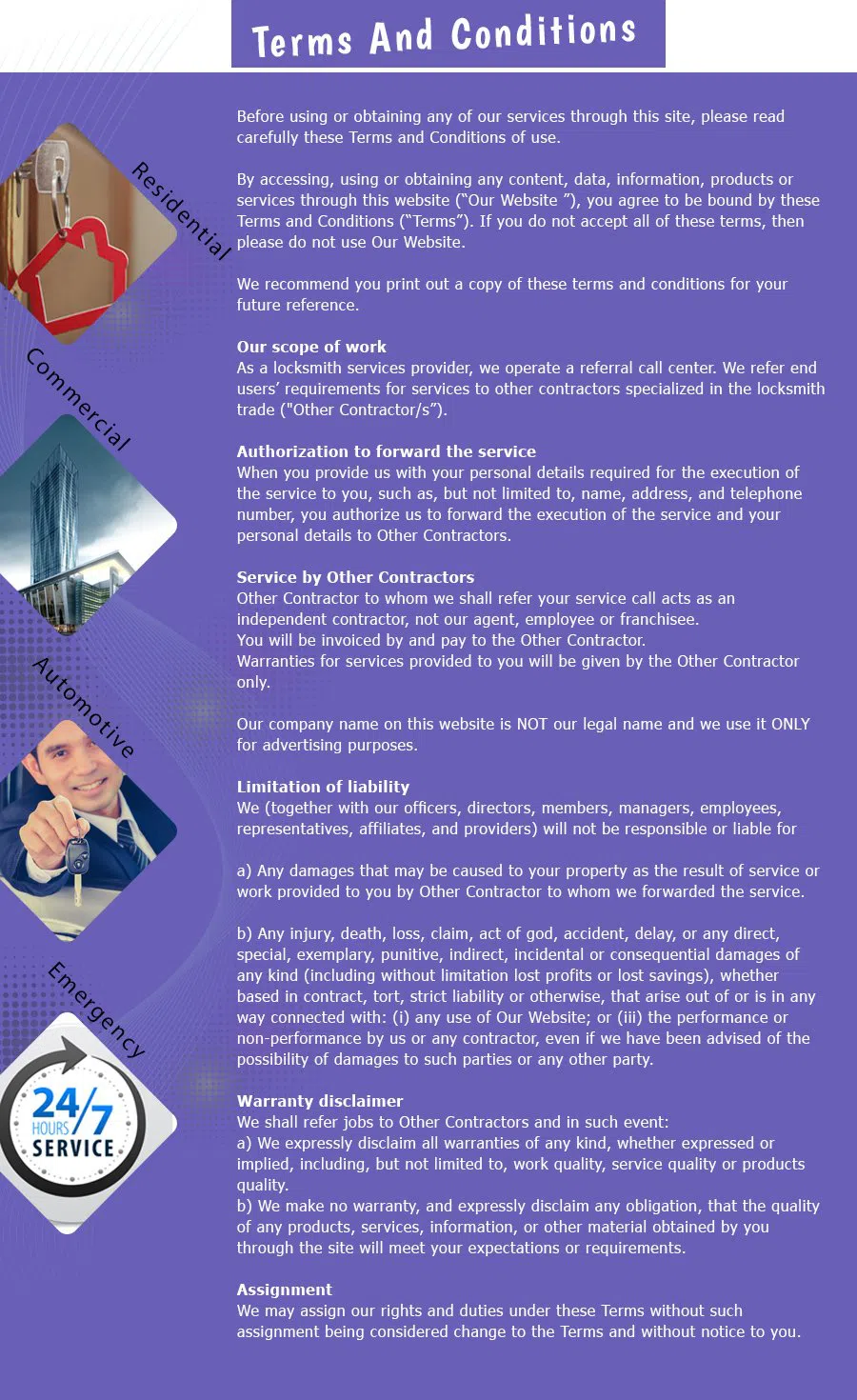 Bridgeport Expert Locksmith, Bridgeport, CT 203-651-6674 - terms-and-condition-n-19